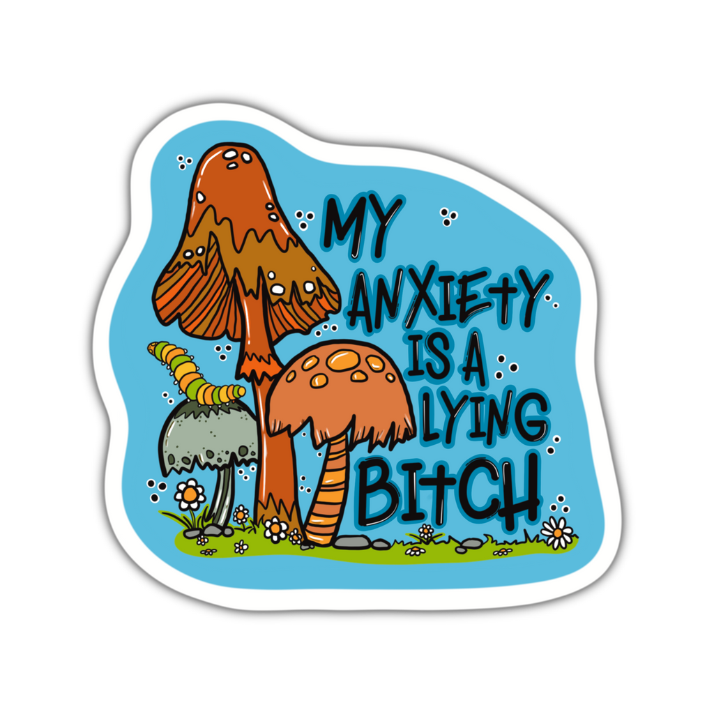 3x3 VINYL ANXIETY STICKER