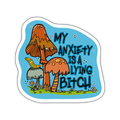 3x3 VINYL ANXIETY STICKER